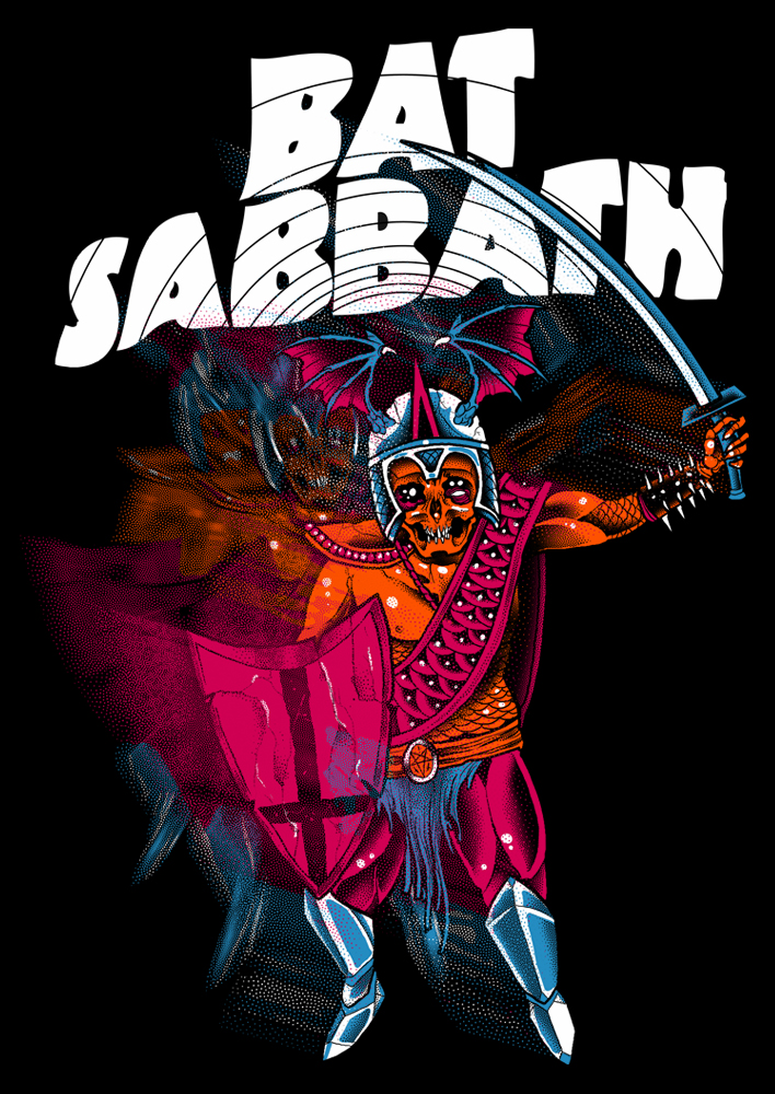 Batsabbath Paranoid illustration