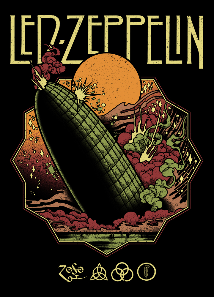 Led Zeppelin illustration