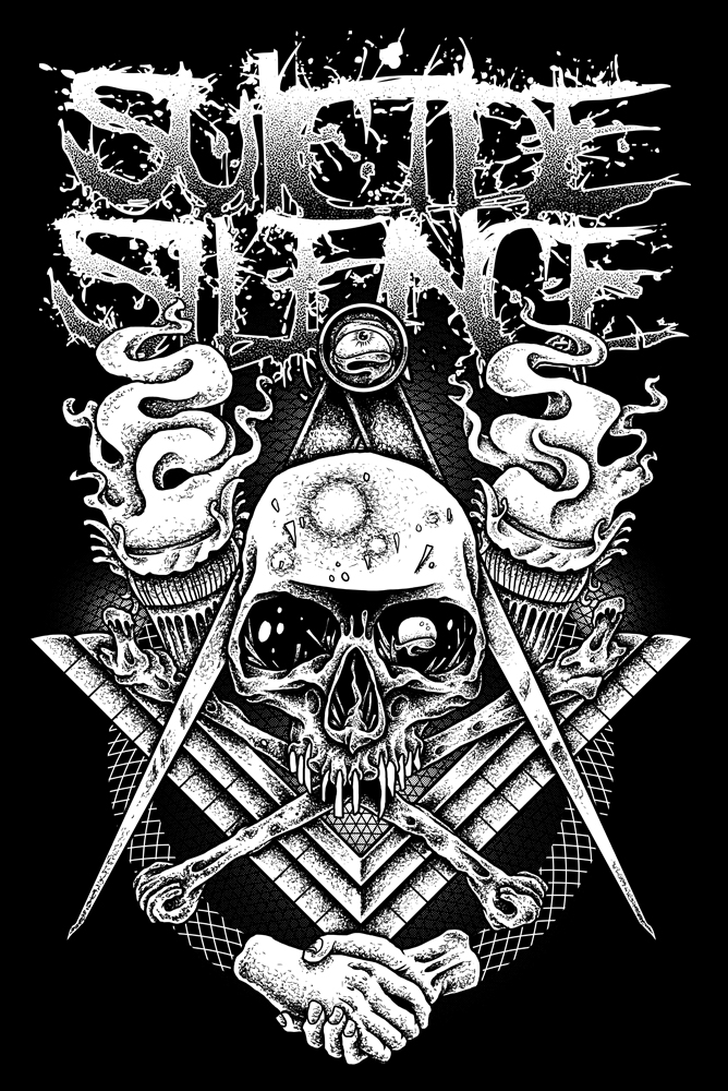 Suicide Silence occult illustration
