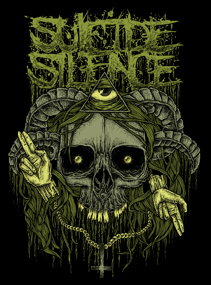 Suicide Silence sick illustration
