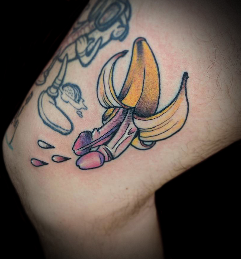 Banana tattoo