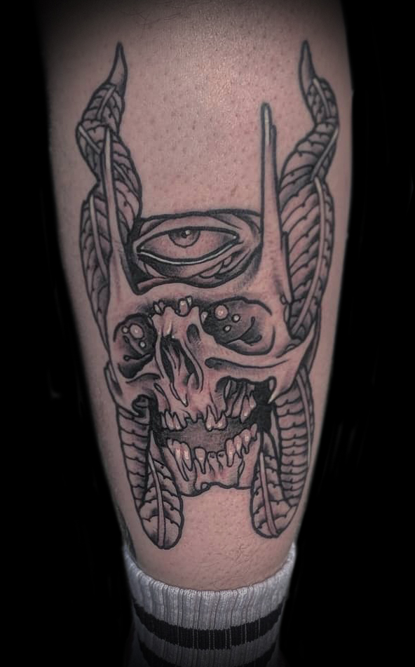 Skull tattoo