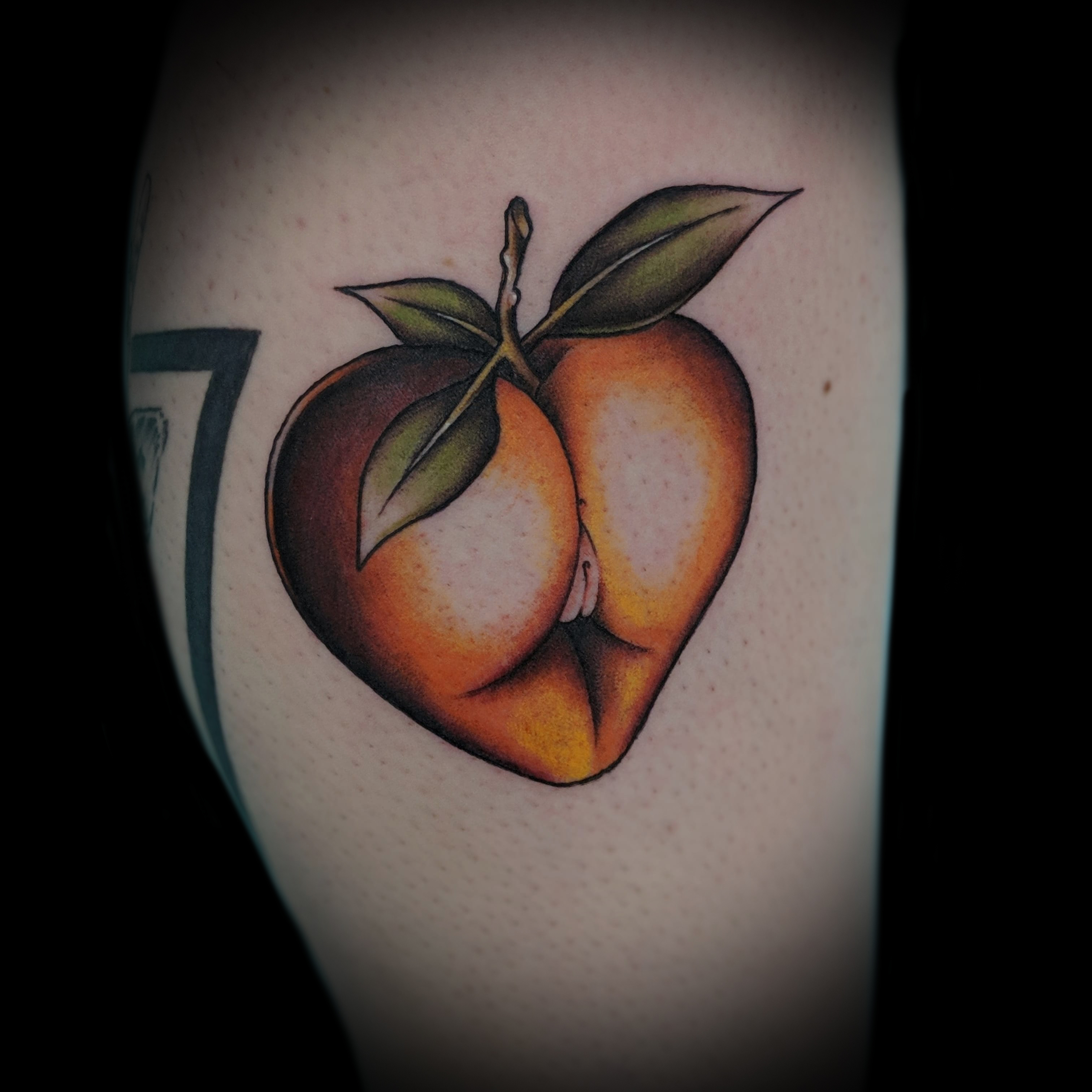 Peach tattoo