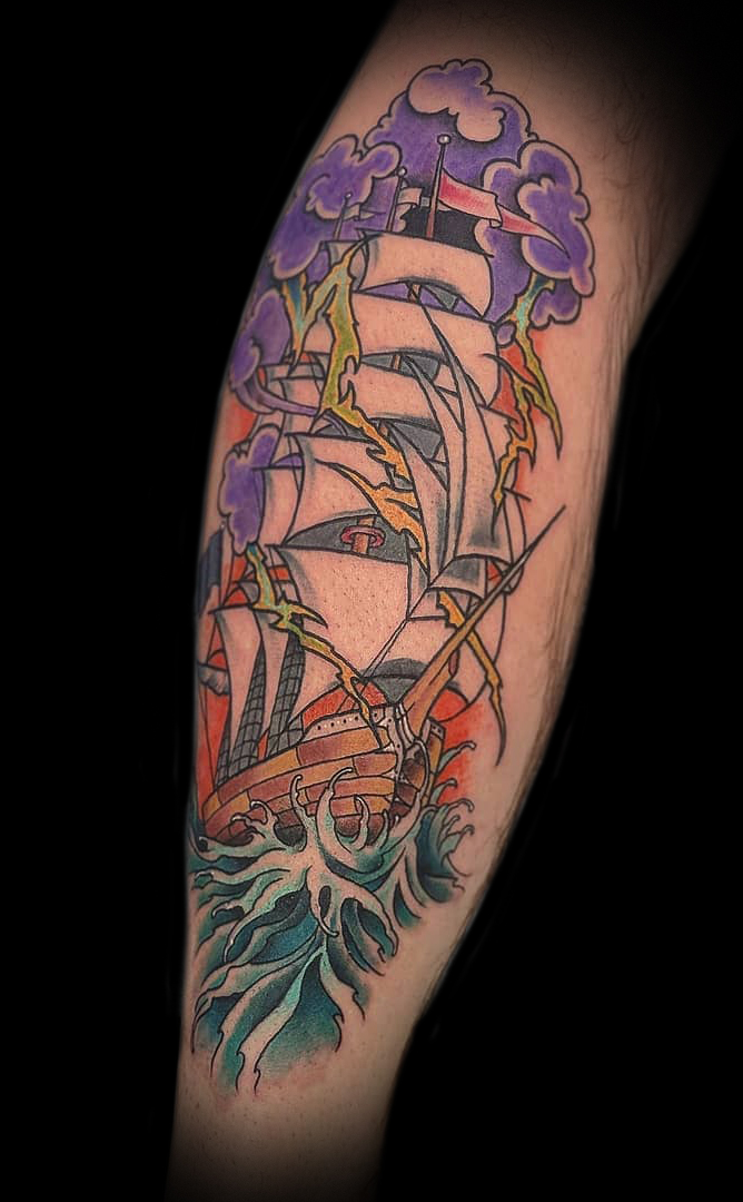 Ship tattoo